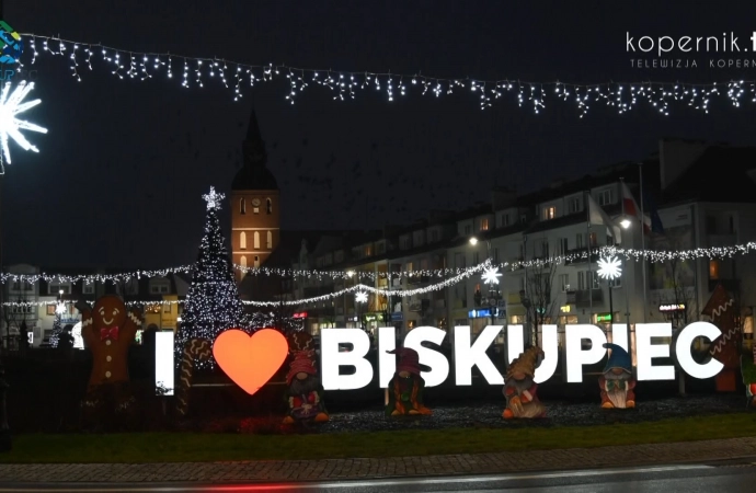 Biskupiec - życzenia bożonarodzeniowe 2021